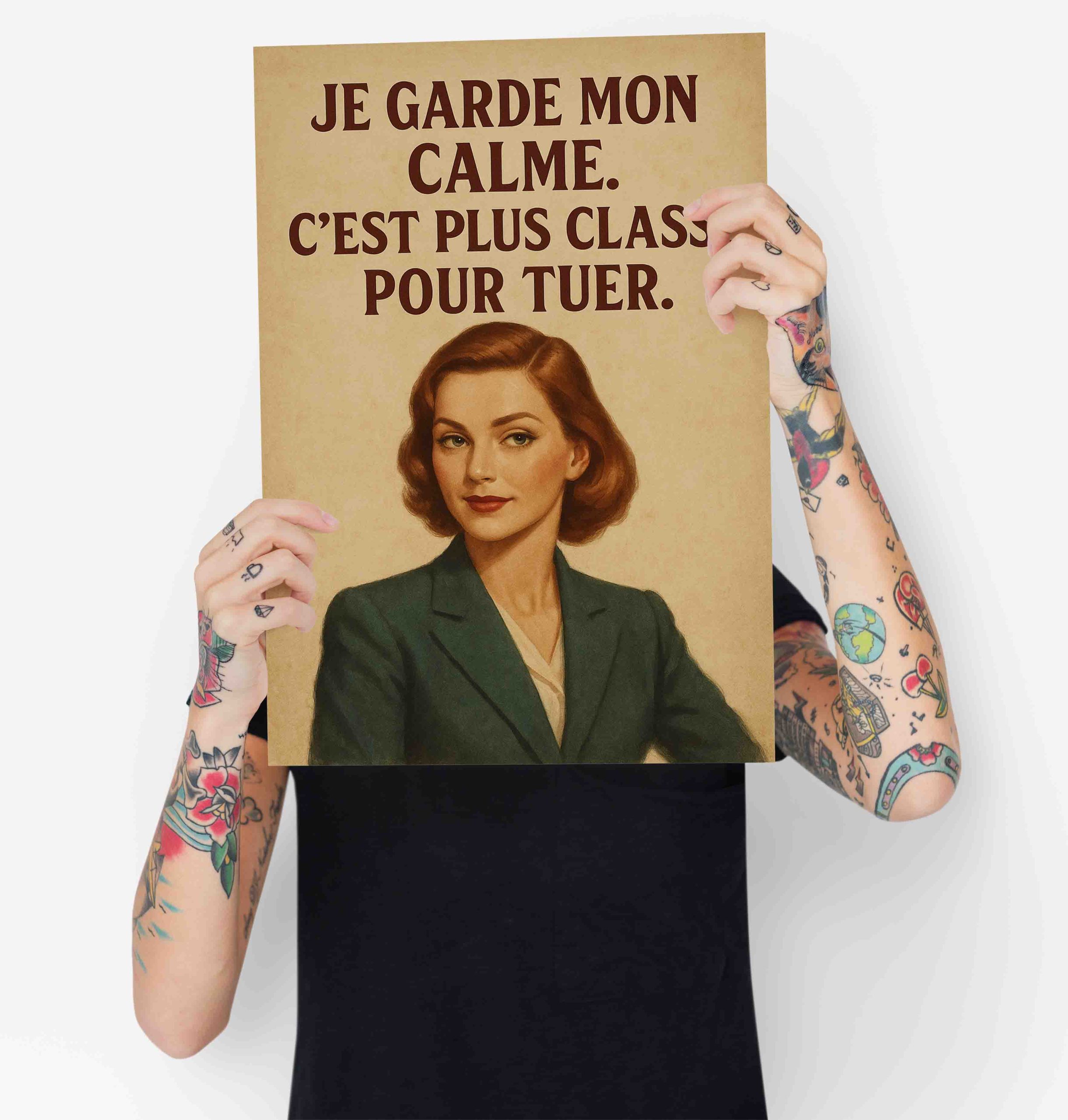 Affiche je garde mon calme 1 