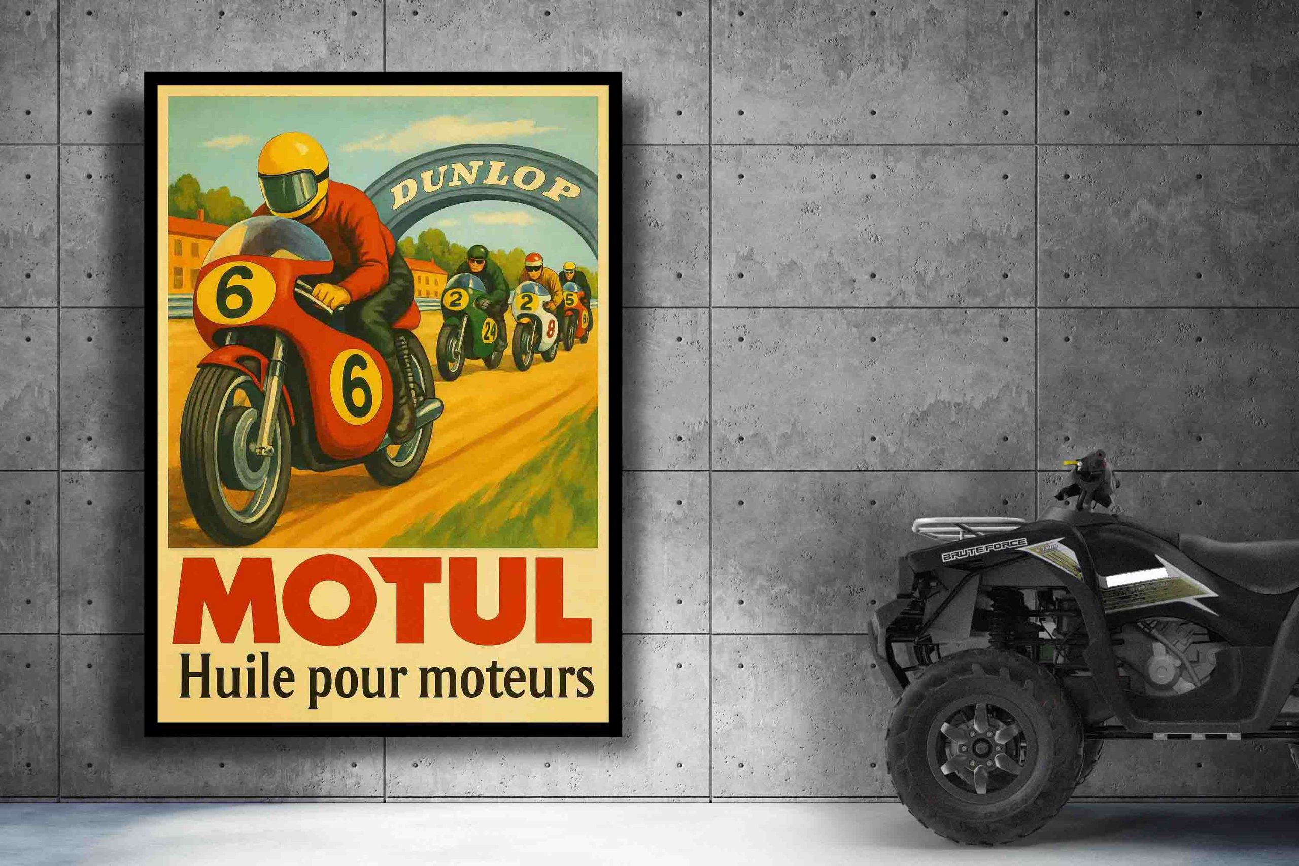 mock'up affiche motul