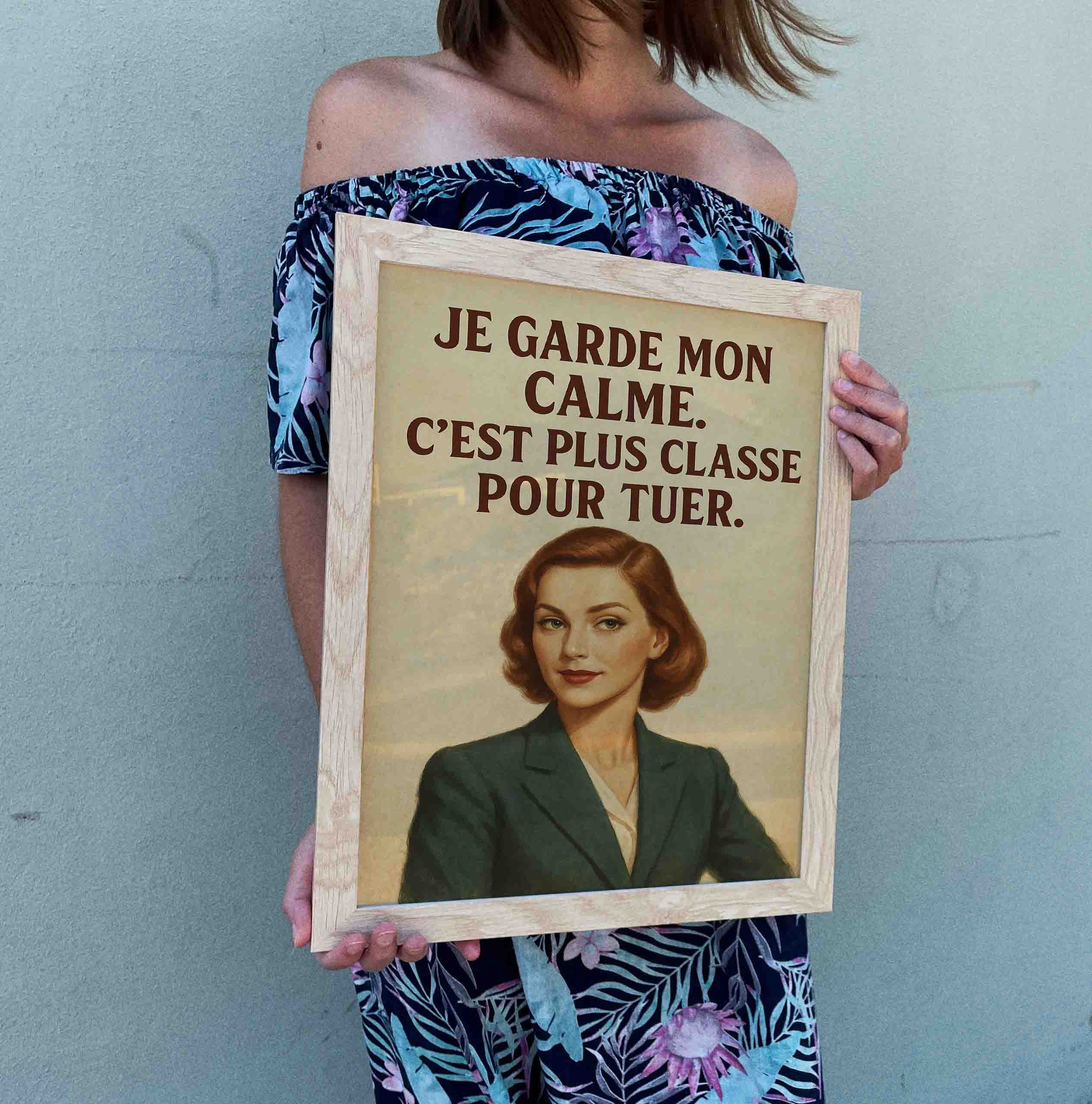 Affiche je garde mon calme 4