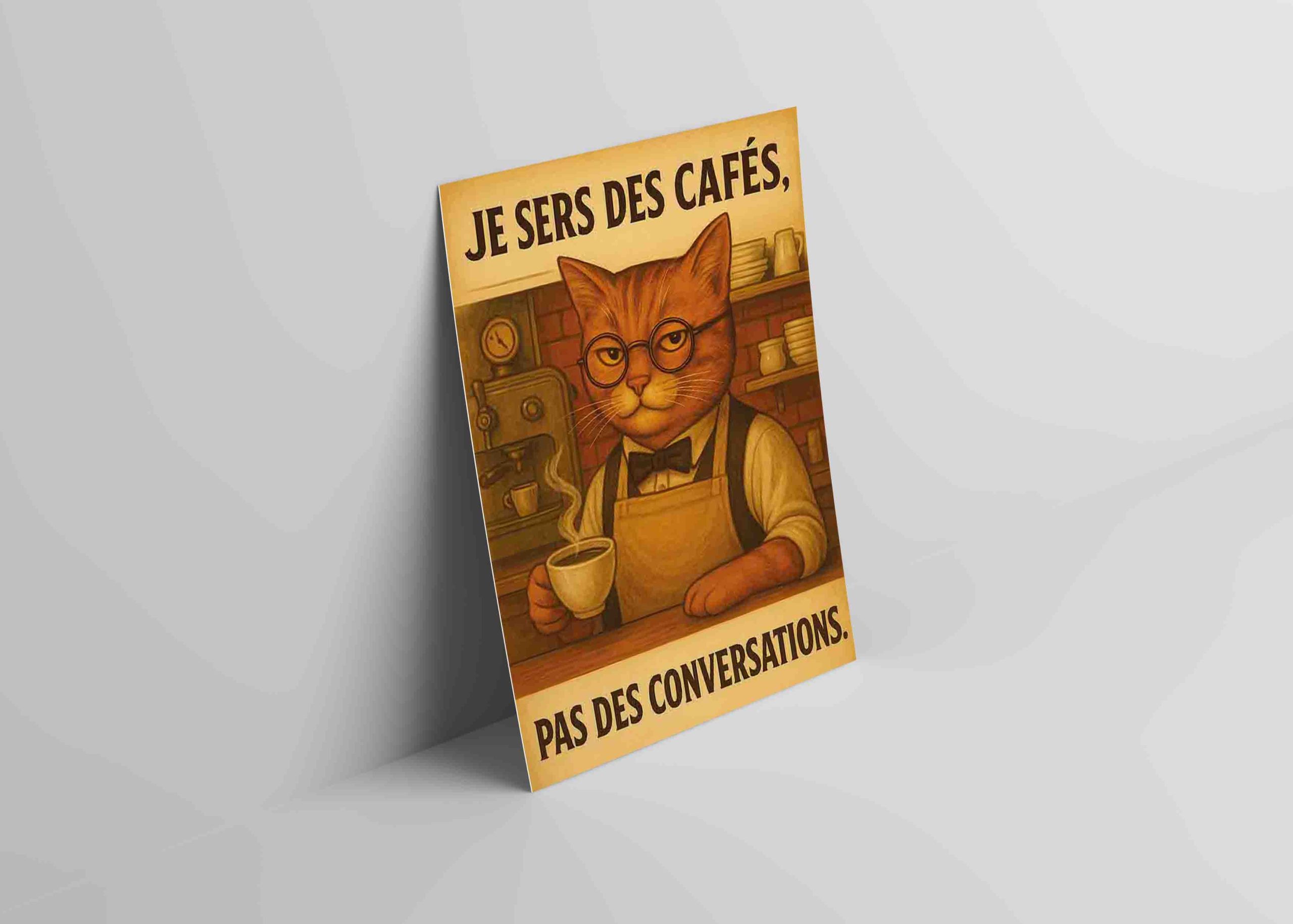 je sers des cafés , pas des conversations 2