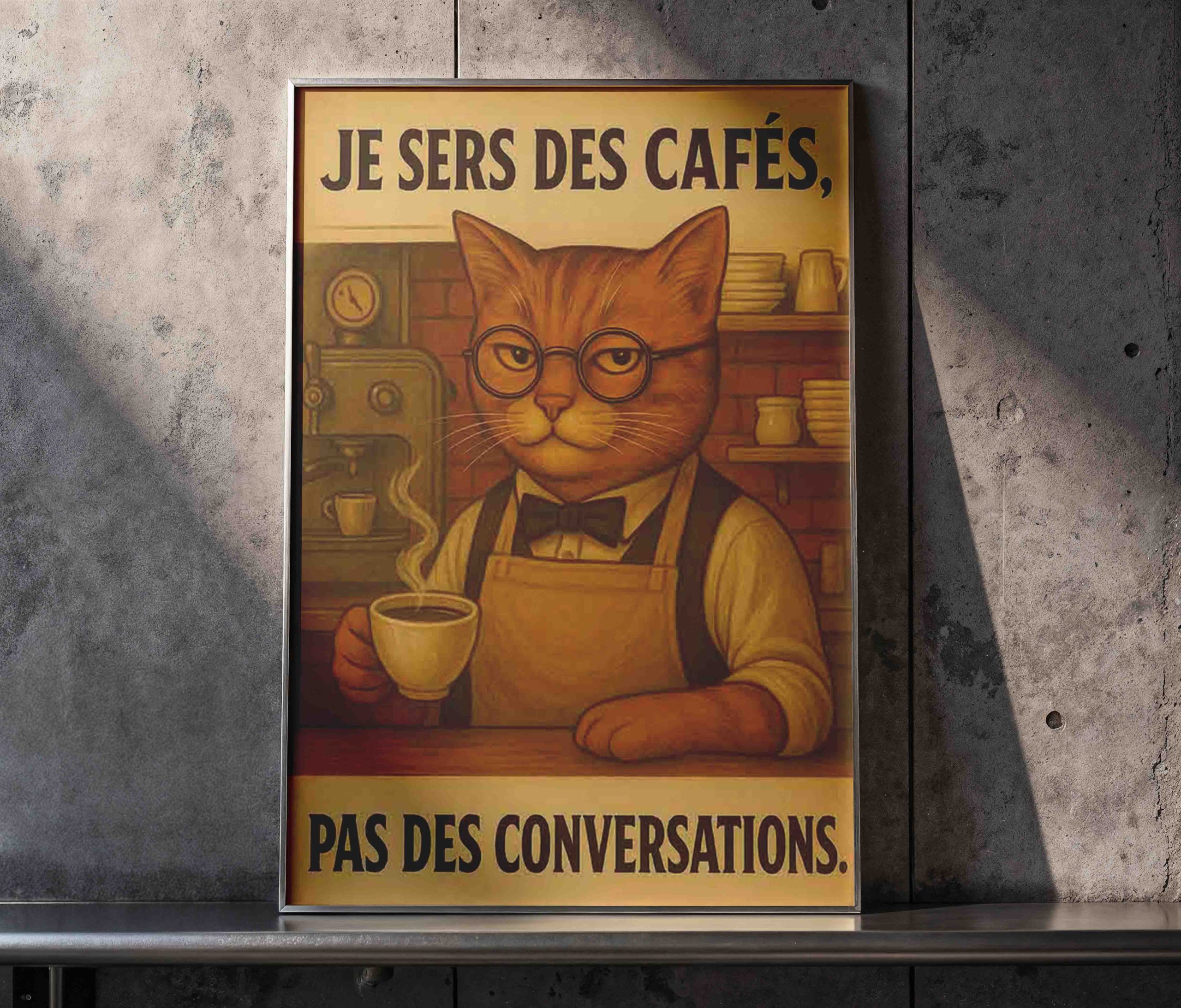 je sers des cafés , pas des conversations 7