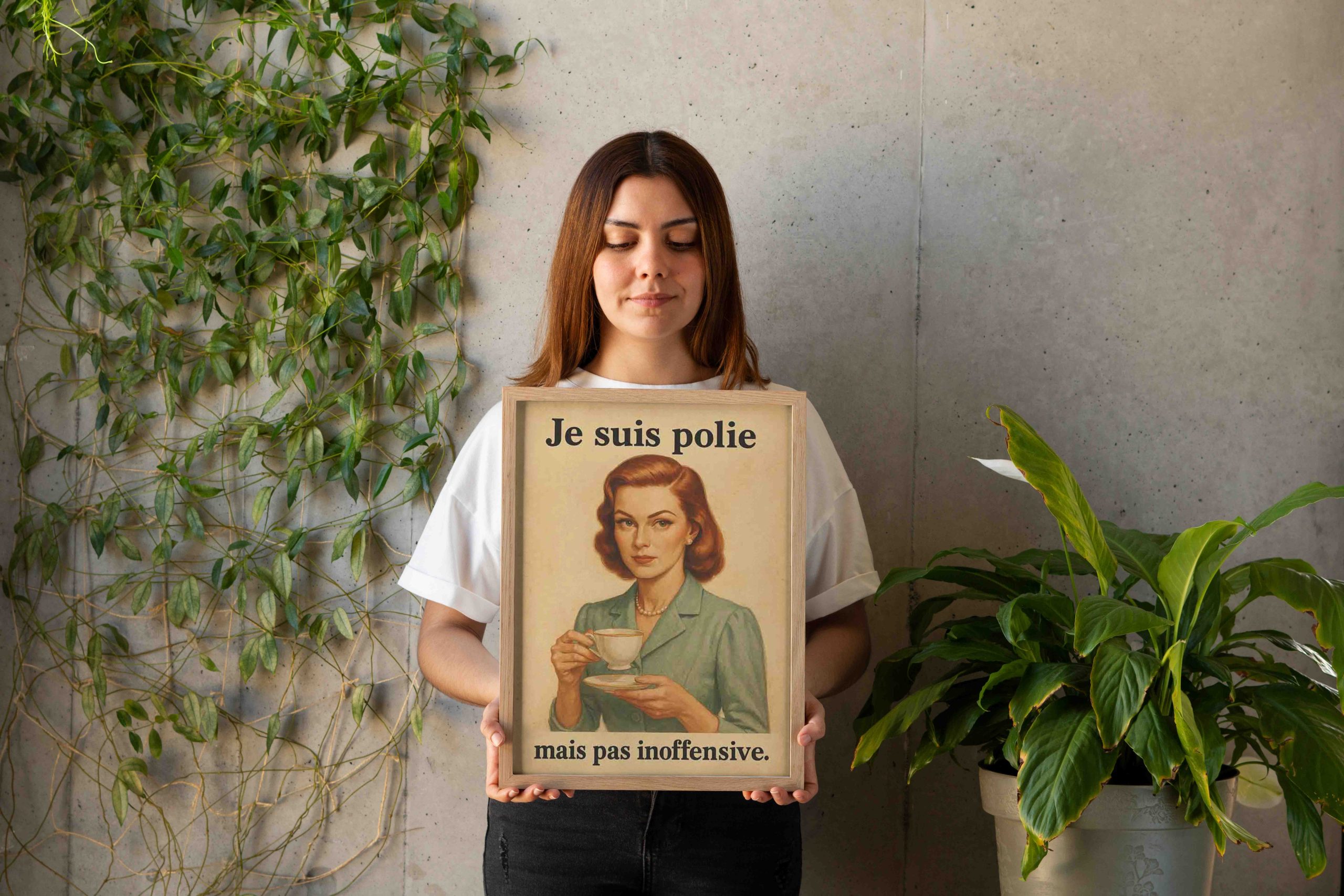 Affiche je suis polie 4