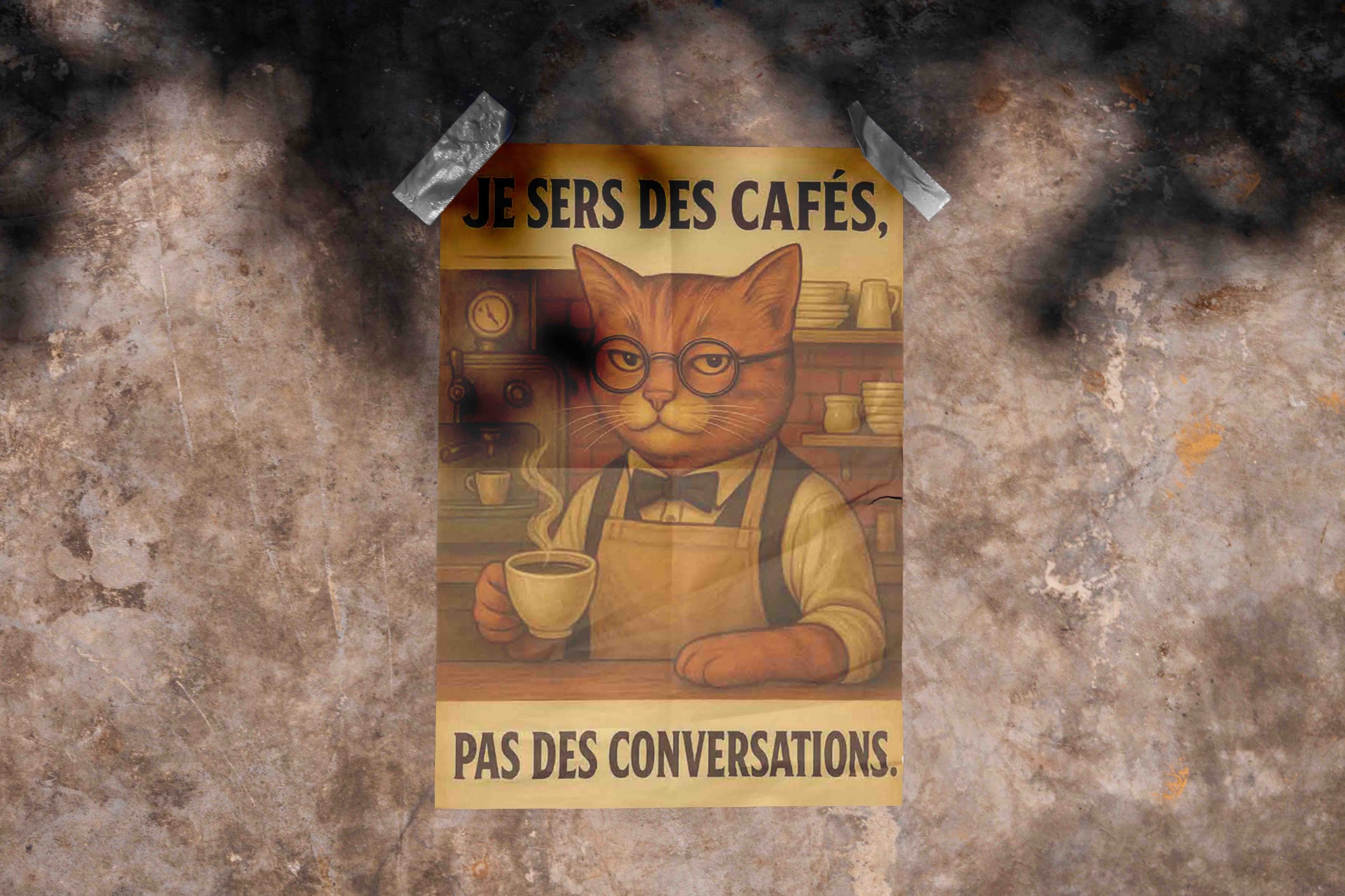 je sers des cafés , pas des conversations 3