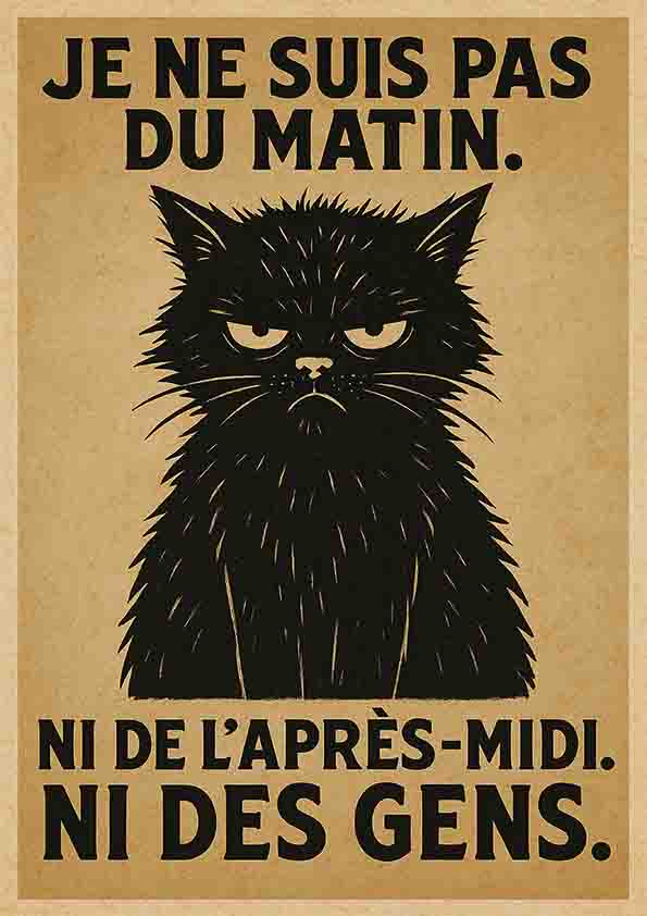 Je ne suis pas du matin 1 